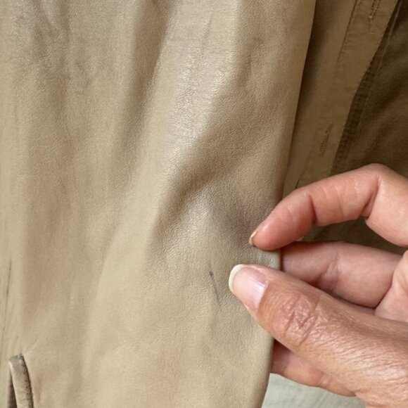 Coach Leather Shirt Jacket Size 8 - Picture 14 of 16